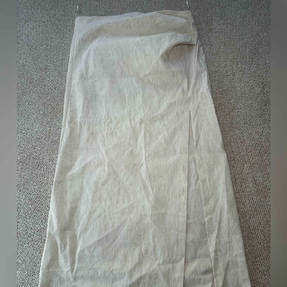 Zara White Maxi Pencil Skirt
